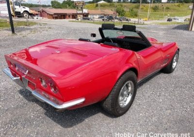 1969 Monza Red Corvette Stingray Convertible Automatic