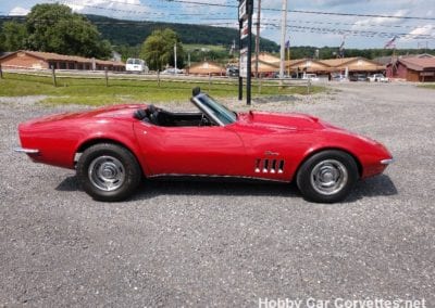 1969 Monza Red Corvette Stingray Convertible Automatic