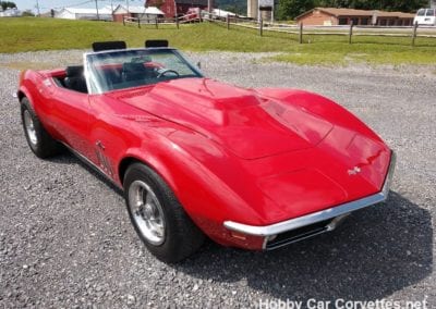 1969 Monza Red Corvette Stingray Convertible Automatic