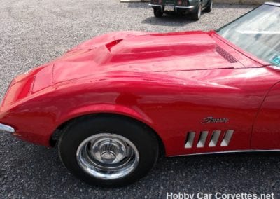 1969 Monza Red Corvette Stingray Convertible Automatic