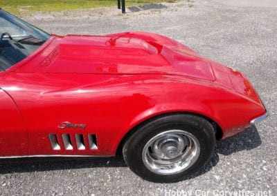 1969 Monza Red Corvette Stingray Convertible Automatic