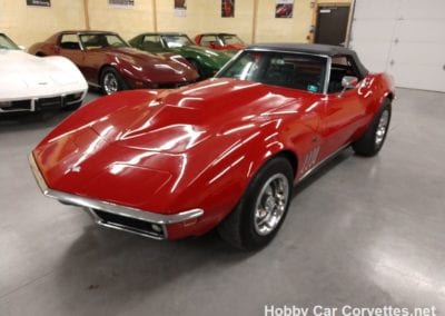 1969 Monza Red Corvette Stingray Convertible Automatic