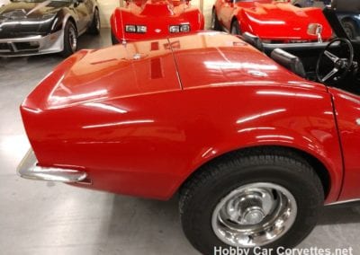 1969 Monza Red Corvette Stingray Convertible Automatic