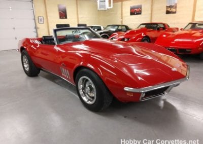 1969 Monza Red Corvette Stingray Convertible Automatic