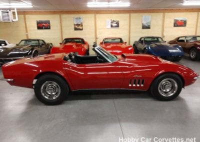 1969 Monza Red Corvette Stingray Convertible Automatic