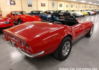 1969 Monza Red Corvette Stingray Convertible Automatic