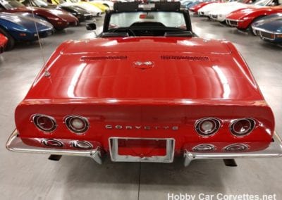 1969 Monza Red Corvette Stingray Convertible Automatic