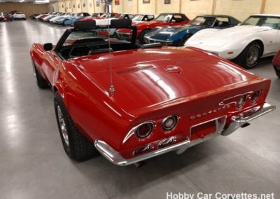 1969 Monza Red Corvette Stingray Convertible Automatic