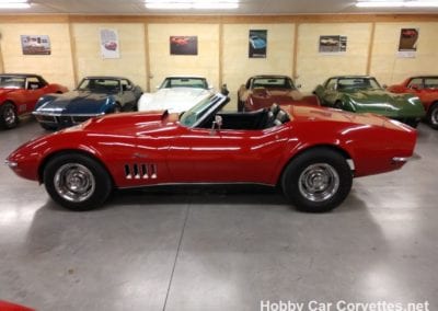 1969 Monza Red Corvette Stingray Convertible Automatic