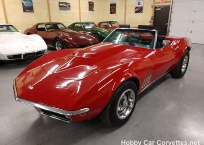 1969 Monza Red Corvette Stingray Convertible Automatic