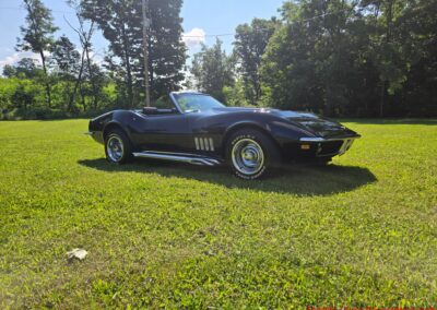 1969 Triple Black Corvette Convertible Stingray 383 Stroker 4spd