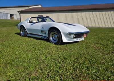1969 White Corvette Stingray T Top 4spd Manual For Sale