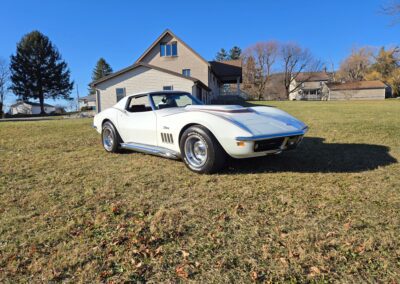 1969 White Corvette Stingray T Top 4spd For Sale