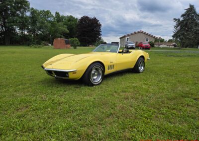 1969 Yellow Corvette Stingray Convertible 4spd