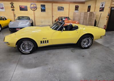 1969 Yellow Corvette Stingray Convertible 4spd