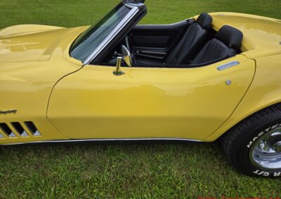 1969 Yellow Corvette Stingray Convertible 4spd