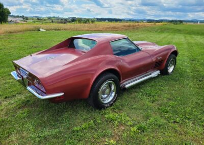 1970 Burgundy Corvette 4spd For Sale