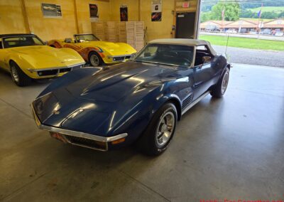 1971 Bridgehampton Blue Corvette Stingray Convertible For Sale
