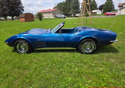 1971 Bridgehampton Blue Corvette Stingray Convertible For Sale