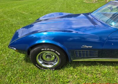 1971 Bridgehampton Blue Corvette Stingray Convertible For Sale