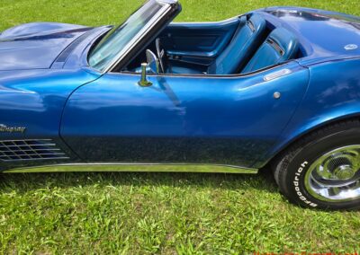 1971 Bridgehampton Blue Corvette Stingray Convertible For Sale