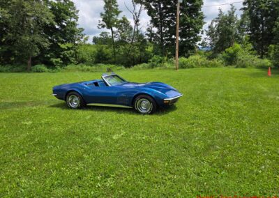 1971 Bridgehampton Blue Corvette Stingray Convertible For Sale