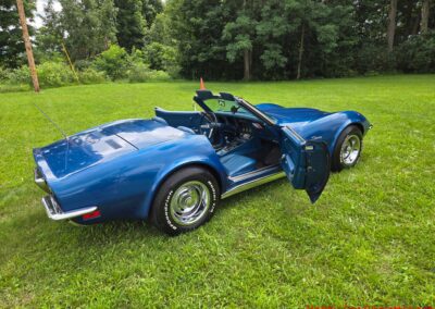 1971 Bridgehampton Blue Corvette Stingray Convertible For Sale
