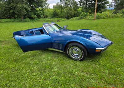 1971 Bridgehampton Blue Corvette Stingray Convertible For Sale