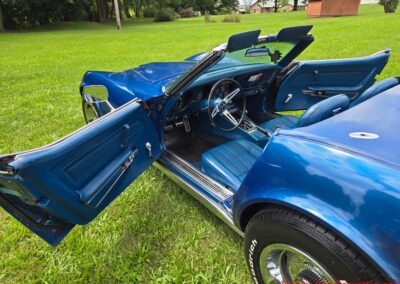 1971 Bridgehampton Blue Corvette Stingray Convertible For Sale