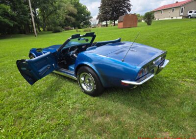 1971 Bridgehampton Blue Corvette Stingray Convertible For Sale
