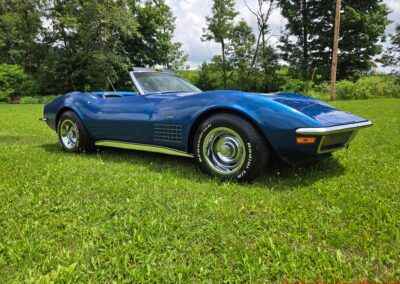 1971 Bridgehampton Blue Corvette Stingray Convertible For Sale