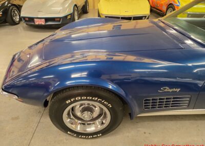 1971 Bridgehampton Blue Corvette Stingray Convertible For Sale
