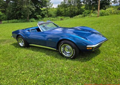 1971 Bridgehampton Blue Corvette Stingray Convertible For Sale