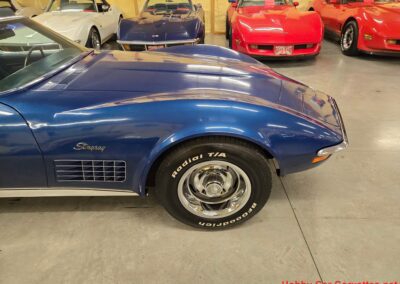 1971 Bridgehampton Blue Corvette Stingray Convertible For Sale