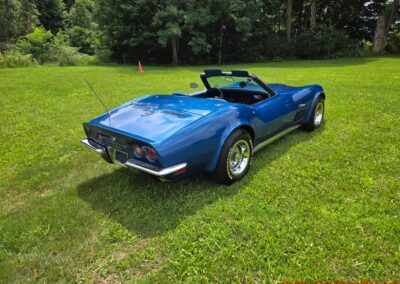 1971 Bridgehampton Blue Corvette Stingray Convertible For Sale
