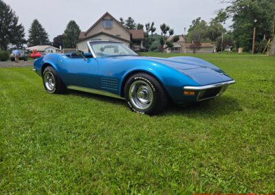 1971 Mulsanne Blue Corvette Stingray Convertible For Sale