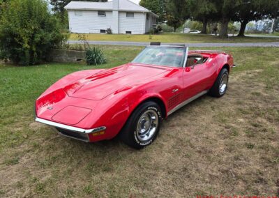 1971 Red Corvette Stingray Convertible 4spd