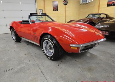 1971 Red Corvette Convertible Stingray Automatic For Sale