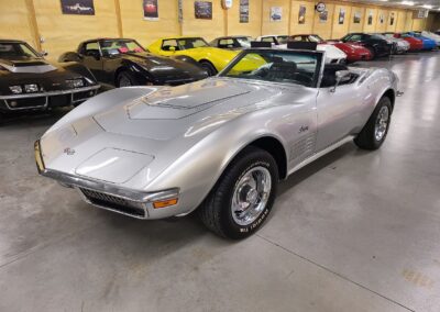 1971 Nevada Silver Corvette Stingray Convertible LT1 4 speed For Sale