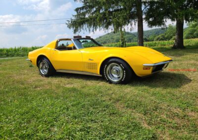 1971 Yellow Corvette 4spd For Sale