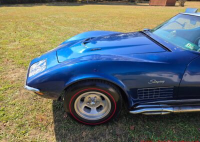 1972 Blue Big Block 4spd Corvette For Sale