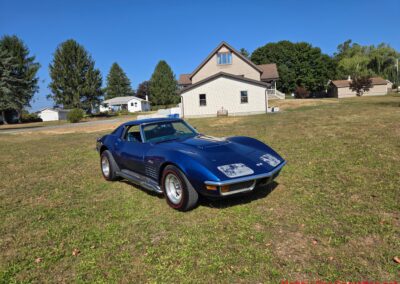 1972 Blue Big Block 4spd Corvette For Sale