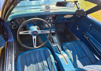 1972 Blue Big Block 4spd Corvette For Sale