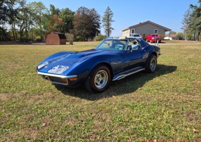 1972 Blue Big Block 4spd Corvette For Sale