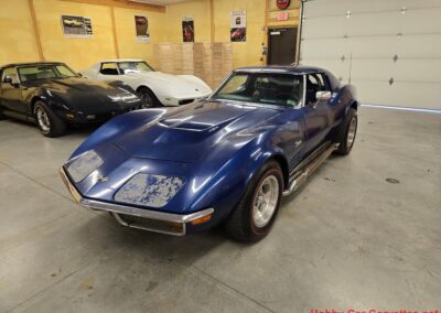 1972 Blue Big Block 4spd Corvette For Sale