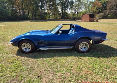 1972 Blue Big Block 4spd Corvette For Sale