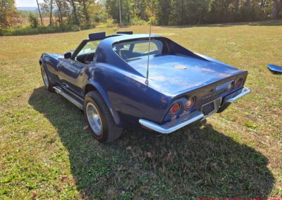 1972 Blue Big Block 4spd Corvette For Sale