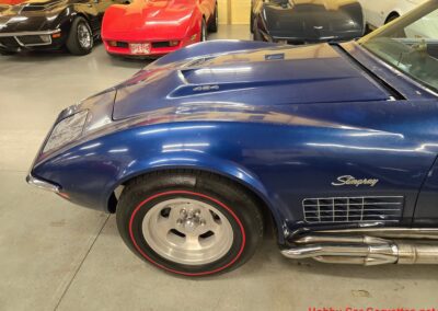 1972 Blue Big Block 4spd Corvette For Sale