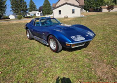 1972 Blue Big Block 4spd Corvette For Sale