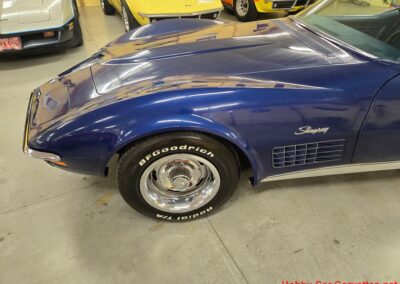 1972 Targa Blue Corvette Convertible For Sale